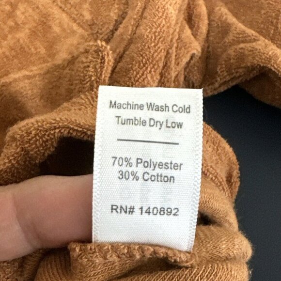 Marine Layer Women's L Terry Out Resort Shirt Sierra NWT Terra Cotta - Picture 12 of 16